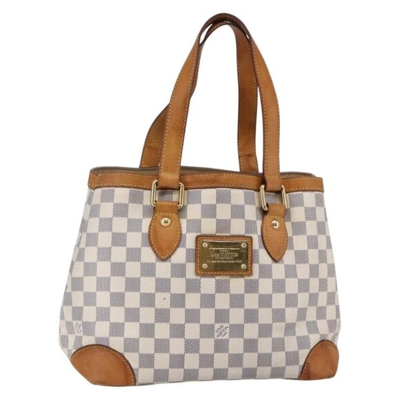LOUIS VUITTON Damier Azur Hampstead PM Tote Bag N51207 LV Auth 147458 - Picture 2 of 16